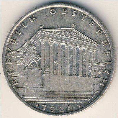 1 Schilling (Ein - larger planchet) — Reverse