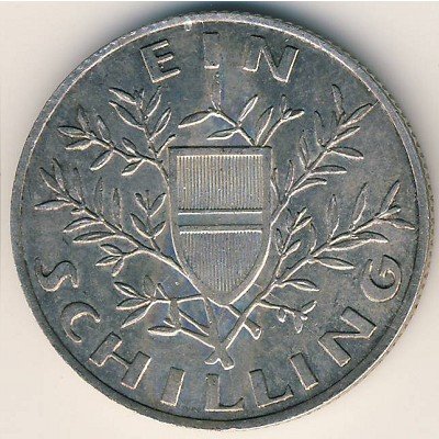 1 Schilling (Ein - larger planchet) — Obverse