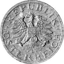 1 Groschen — Reverse