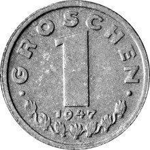 1 Groschen — Obverse