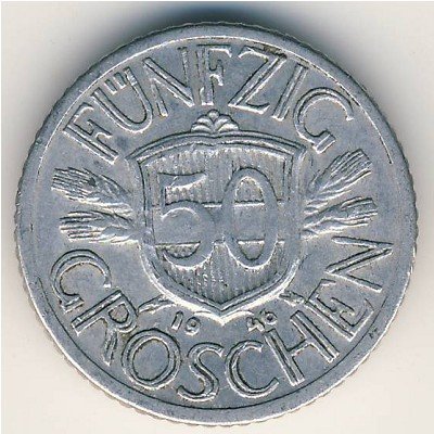 50 Groschen — Obverse