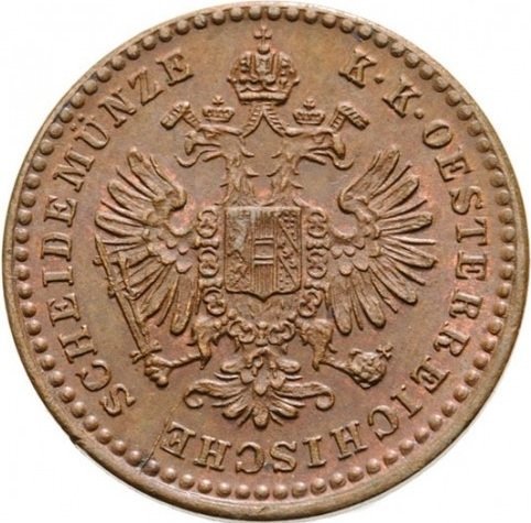 5/10 Kreuzer (ruduced weight - w/o mint mark) — Reverse