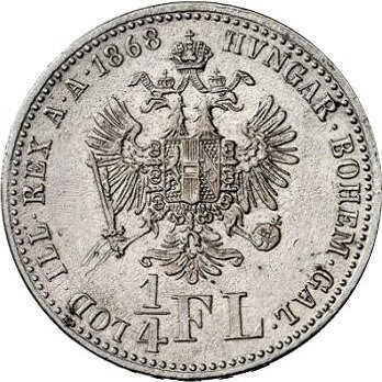 ¼ Florin — Obverse