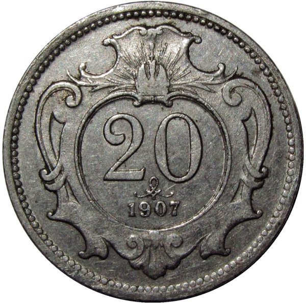 20 Heller — Obverse