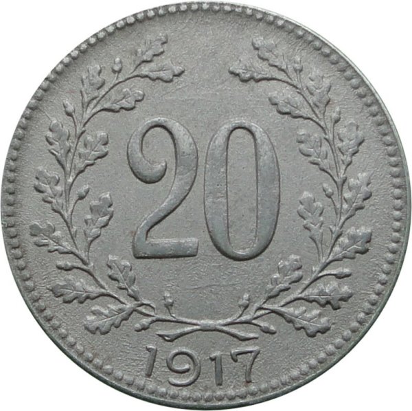 20 Heller — Obverse