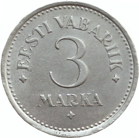3 Marka — Obverse