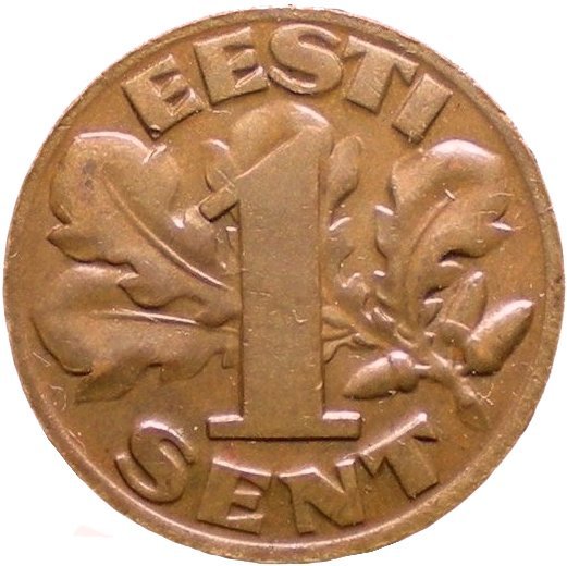 1 Sent — Obverse