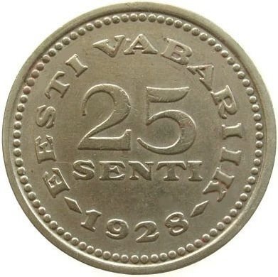 25 Senti — Obverse