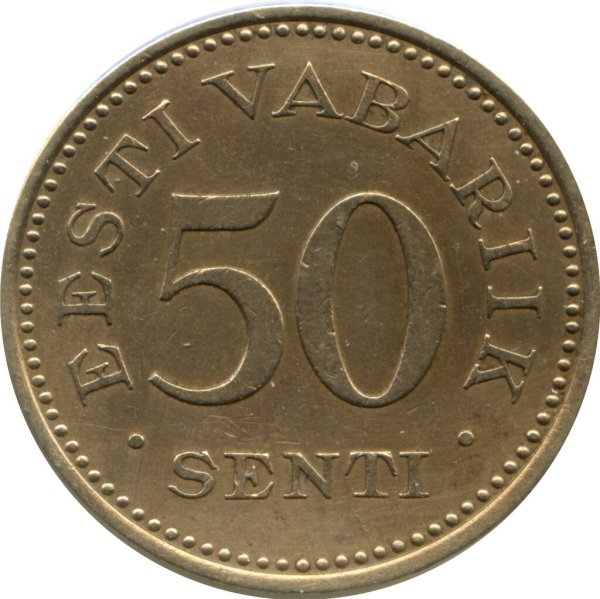 50 Senti — Obverse