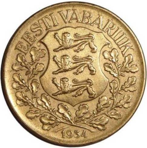 1 Kroon — Reverse