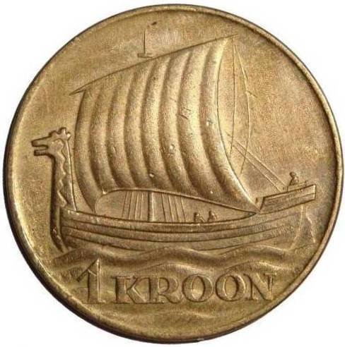 1 Kroon — Obverse