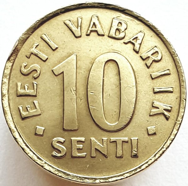 10 Senti — Obverse