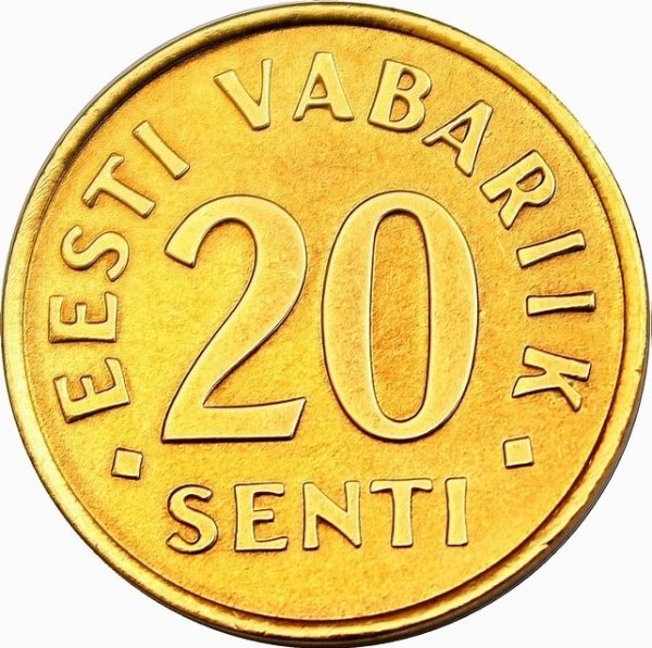 20 Senti — Obverse
