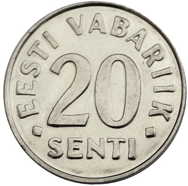 20 Senti — Obverse