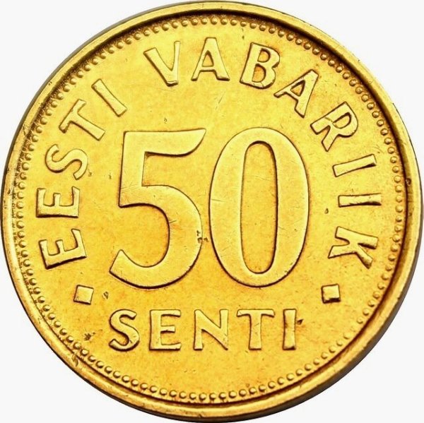 50 Senti — Obverse