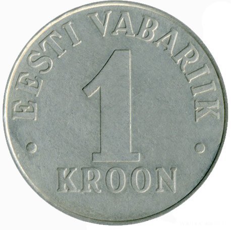 1 Kroon — Obverse