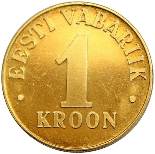1 Kroon — Obverse