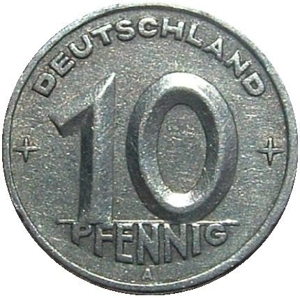 10 Pfennig — Obverse
