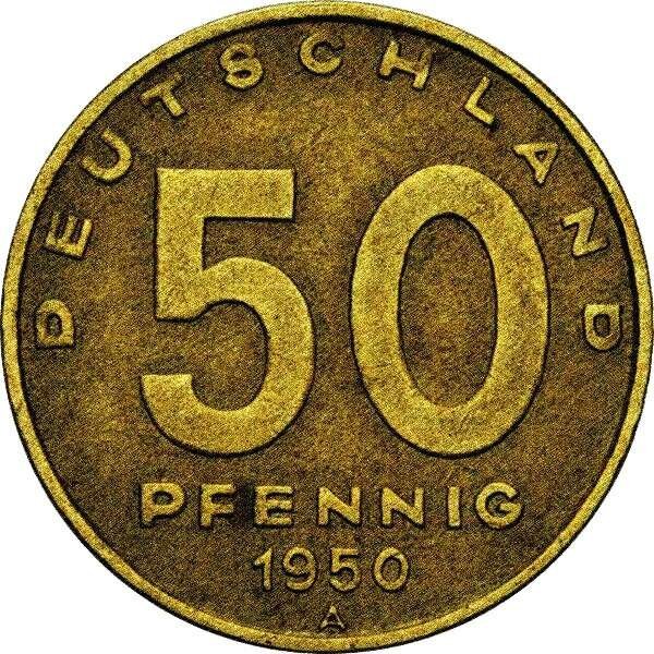 50 Pfennig — Obverse