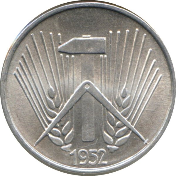 1 Pfennig — Reverse