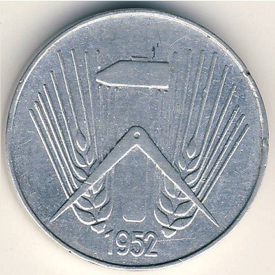 10 Pfennig — Reverse