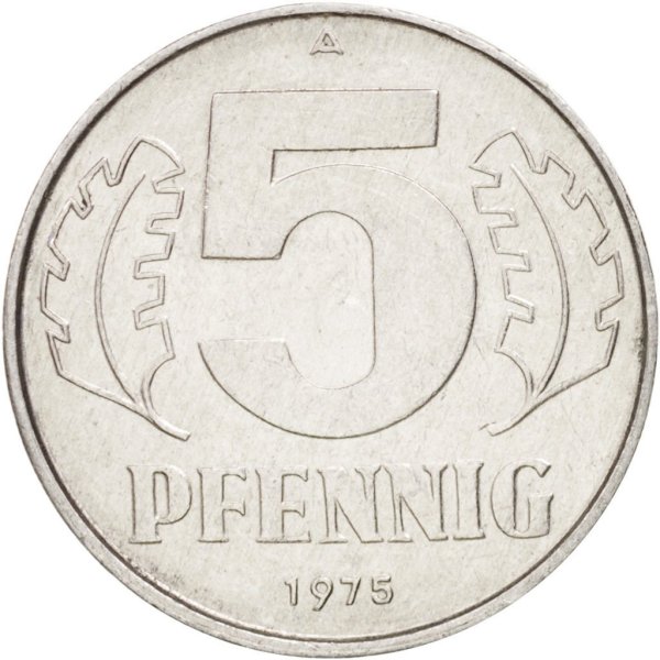 5 Pfennig (large design) — Obverse