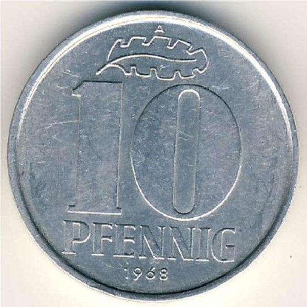10 Pfennig — Obverse