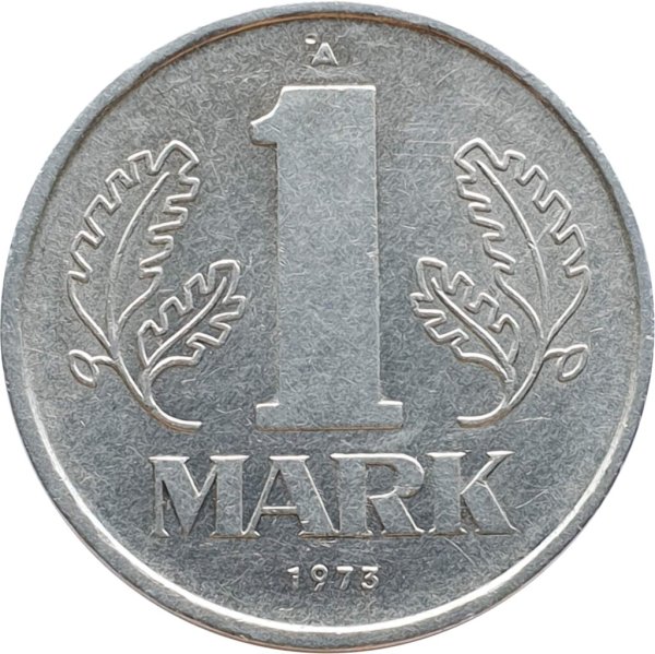 1 Mark ("Figure" smaller) — Obverse