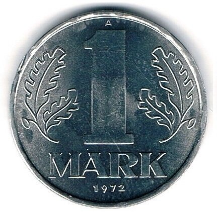 1 Mark (large 1) — Obverse