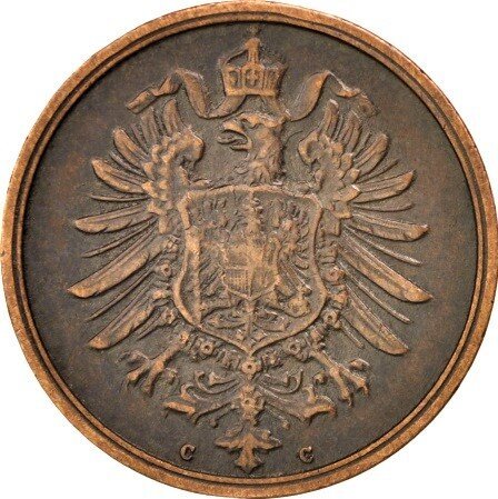 2 Pfennig (A, B, C, D, E, F, G, H, J) — Reverse