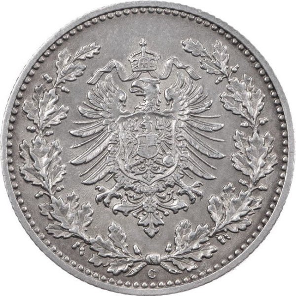 50 Pfennig (A, B, C, D, E, F, G, H, J) — Reverse