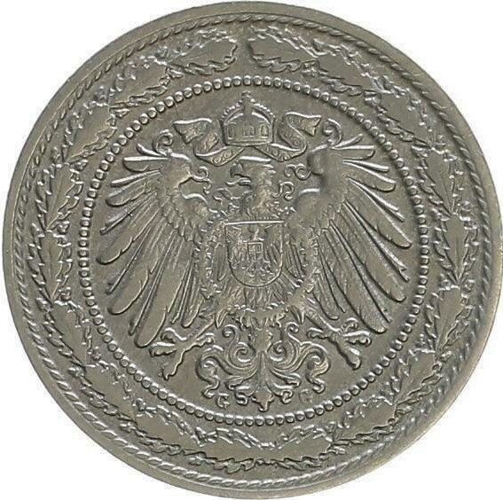 20 Pfennig (A, D, E, F, G, J) — Reverse
