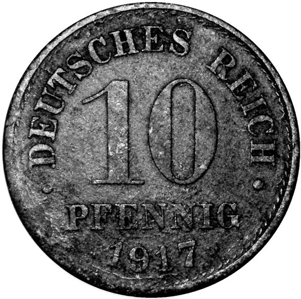 10 Pfennig — Obverse