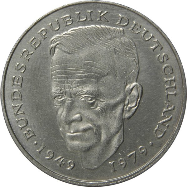 2 Mark (Jurist Kurt Schumacher - A, D, F, G, J) — Reverse