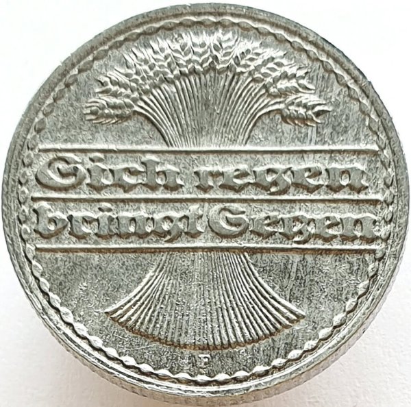 50 Pfennig (A, D, E, F, G, J) — Reverse