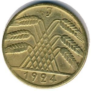 10 Reichspfennig (A, D, E, F, G, J) — Reverse