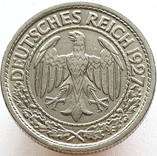 50 Reichspfennig (A, D, E, F, G, J) — Reverse