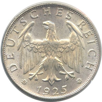 2 Reichsmark (A, D, E, F, G, J) — Reverse