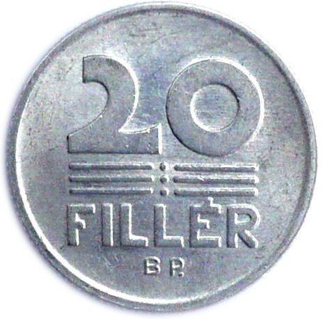 20 Fillér — Obverse