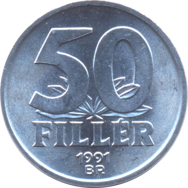 50 Fillér — Obverse