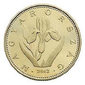 20 Forint (Hungarian iris (Iris aphylla hungarica)) — Reverse