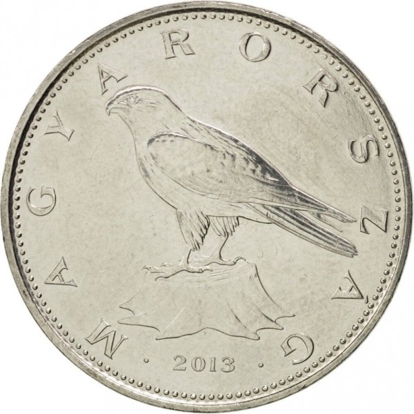 50 Forint (Saker Falcon "Falco cherrug") — Reverse