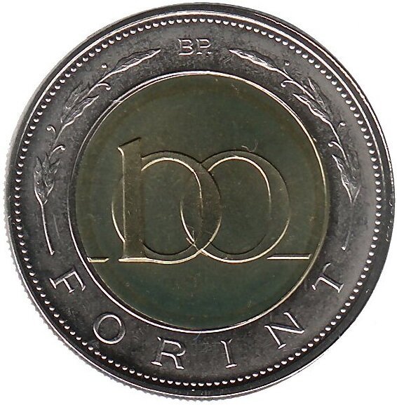 100 Forint (Magnetic) — Obverse