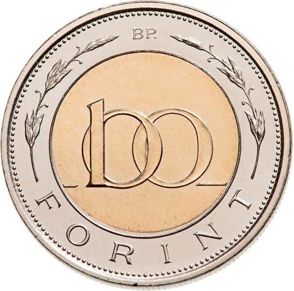 100 Forint (Not Magnetic) — Obverse