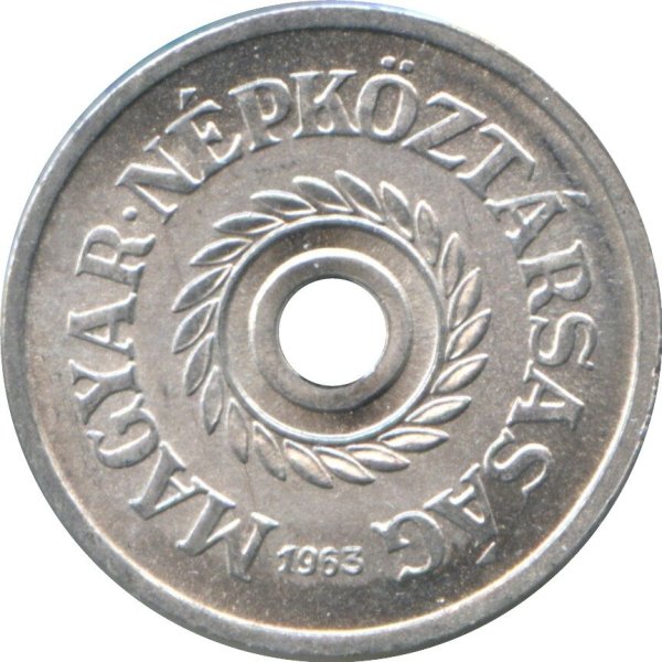 2 Fillér — Reverse