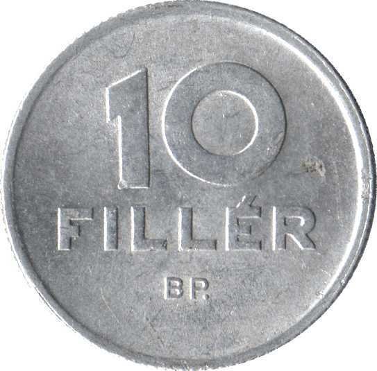 10 Fillér — Obverse
