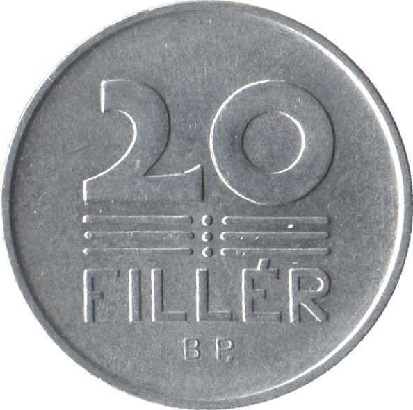 20 Fillér — Obverse