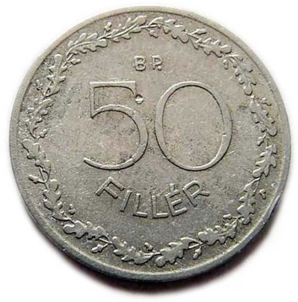 50 Fillér — Obverse