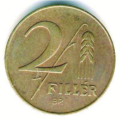 2 Fillér — Obverse