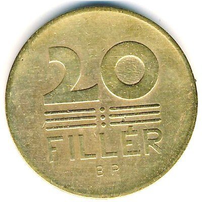 20 Fillér — Obverse